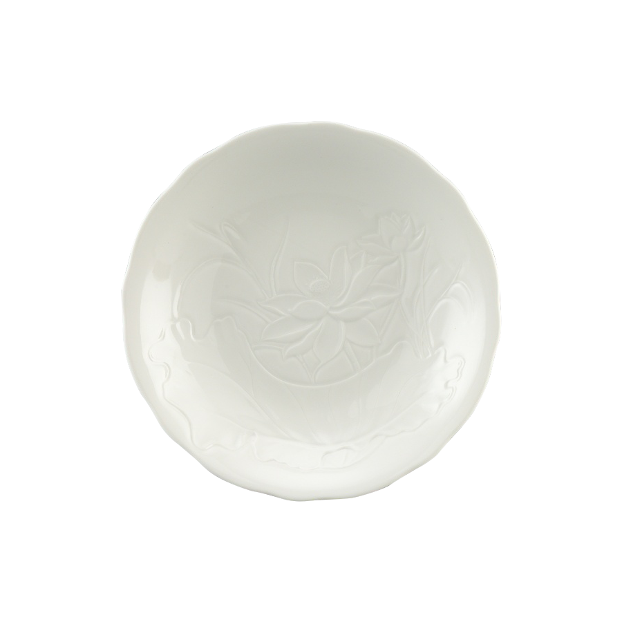 Dĩa tròn sâu 25 cm - sen ifp - trắng ngà