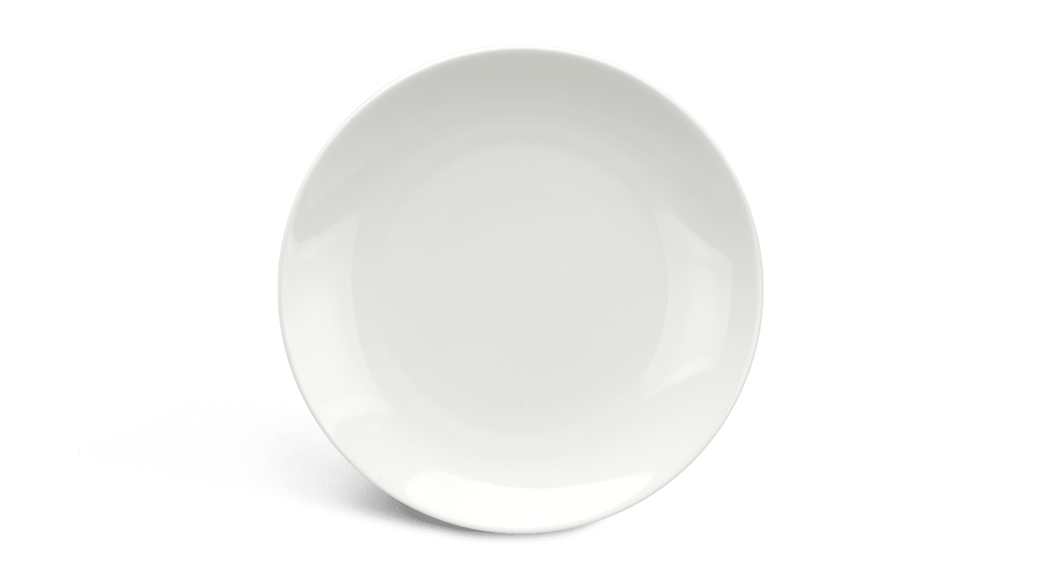 Dĩa tròn ảo 26 cm - daisy lys - trắng ngà