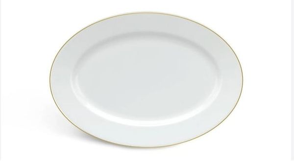 Dĩa oval - Jasmine - Chỉ Vàng