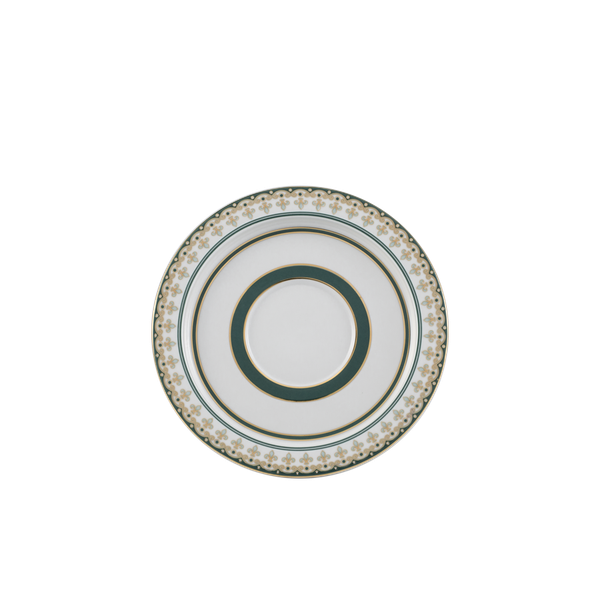 Dĩa lót 13 cm - Gastroline Đồng tâm xanh lá