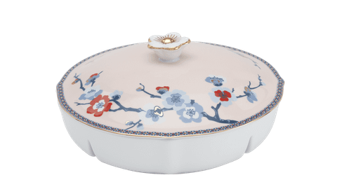  Khay mứt 5 ngăn - Misc Assortment - Hoa Đào Thịnh Vượng 