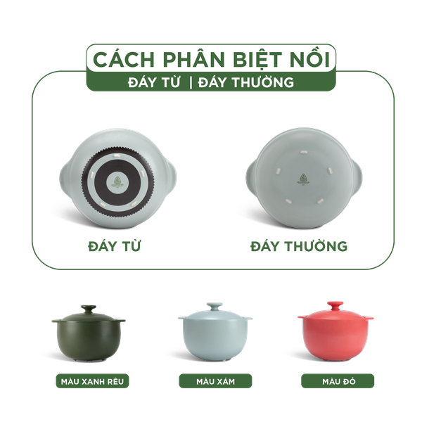 Nồi dưỡng sinh Vesta (Nồi tròn cao) 3.0 L + nắp (CK) (bếp từ) - Màu Xám 2