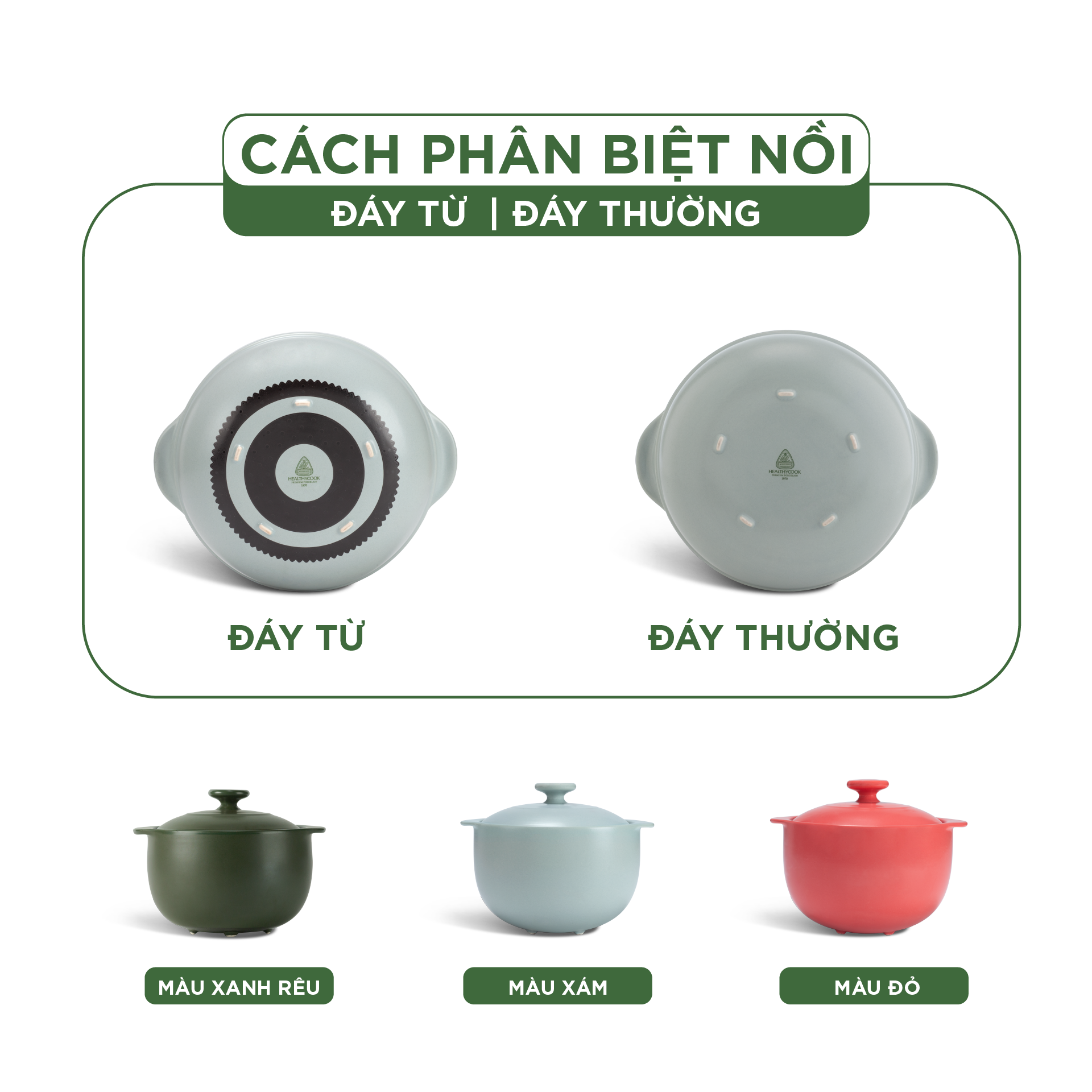 Nồi dưỡng sinh Vesta (Nồi tròn cao) 3.0 L + nắp (CK) (bếp từ) - Màu Xám 2