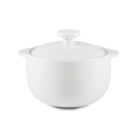  Thố cá nhân tròn cao Vesta 0.35 L + nắp - Misc Assortment - Trắng 