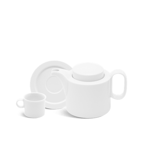  Bộ trà cao 0.33 L - Gastroline - Trắng 