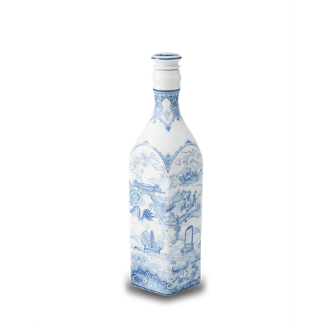  Chai sứ dưỡng sinh vuông 1.0 L + nắp (K1) - Dưỡng Sinh - Nam Quốc - Bắc Trung Bộ 