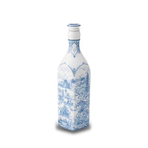  Chai sứ dưỡng sinh vuông 1.0 L + nắp (K1) - Dưỡng Sinh - Nam Quốc - Đồng Bằng Bắc Bộ 