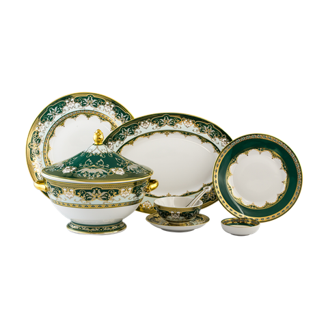  Bộ đồ ăn 85 sản phẩm - Hoàng Cung - Sen Ngọc Bích 