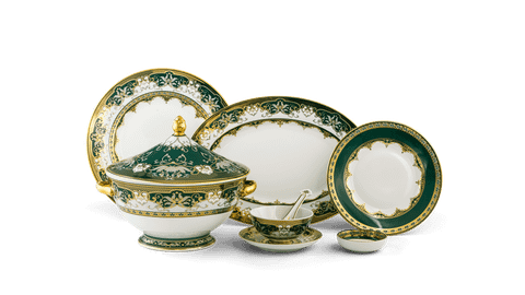  Bộ đồ ăn 85 sản phẩm - Hoàng Cung - Sen Ngọc Bích 