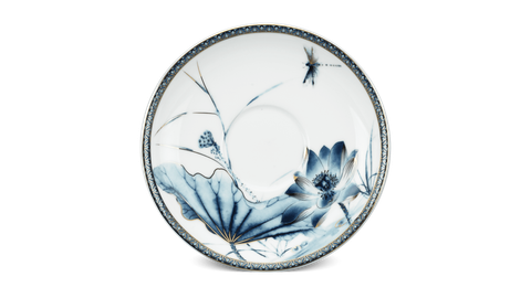  Dĩa lót tách 13 cm - Hoàng Cung - Sen Vàng 