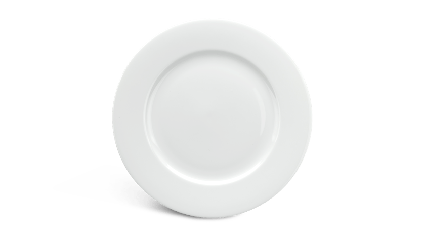 Dĩa Jasmine Lys 25cm Trắng Ngà