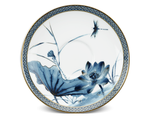  Dĩa lót chén 15 cm - Hoàng Cung - Sen Vàng 