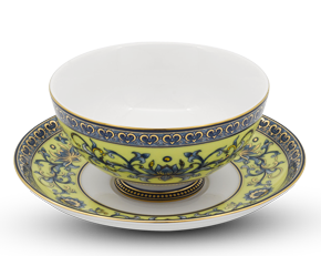  Dĩa lót chén 15 cm - Hoàng Cung - Hoàng Liên 