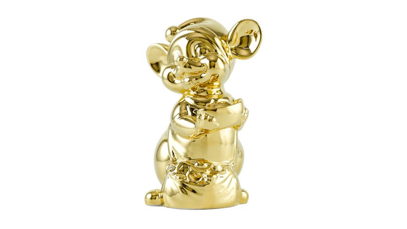 Chuột quý 24 cm - trang trí dát vàng 24k