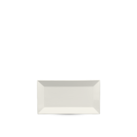  Dĩa chữ nhật lá 22 x 13 cm - Misc Assortment Lys - Trắng Ngà 