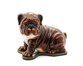 [GT] Chó mặt xệ 24 cm - Tượng - Nâu