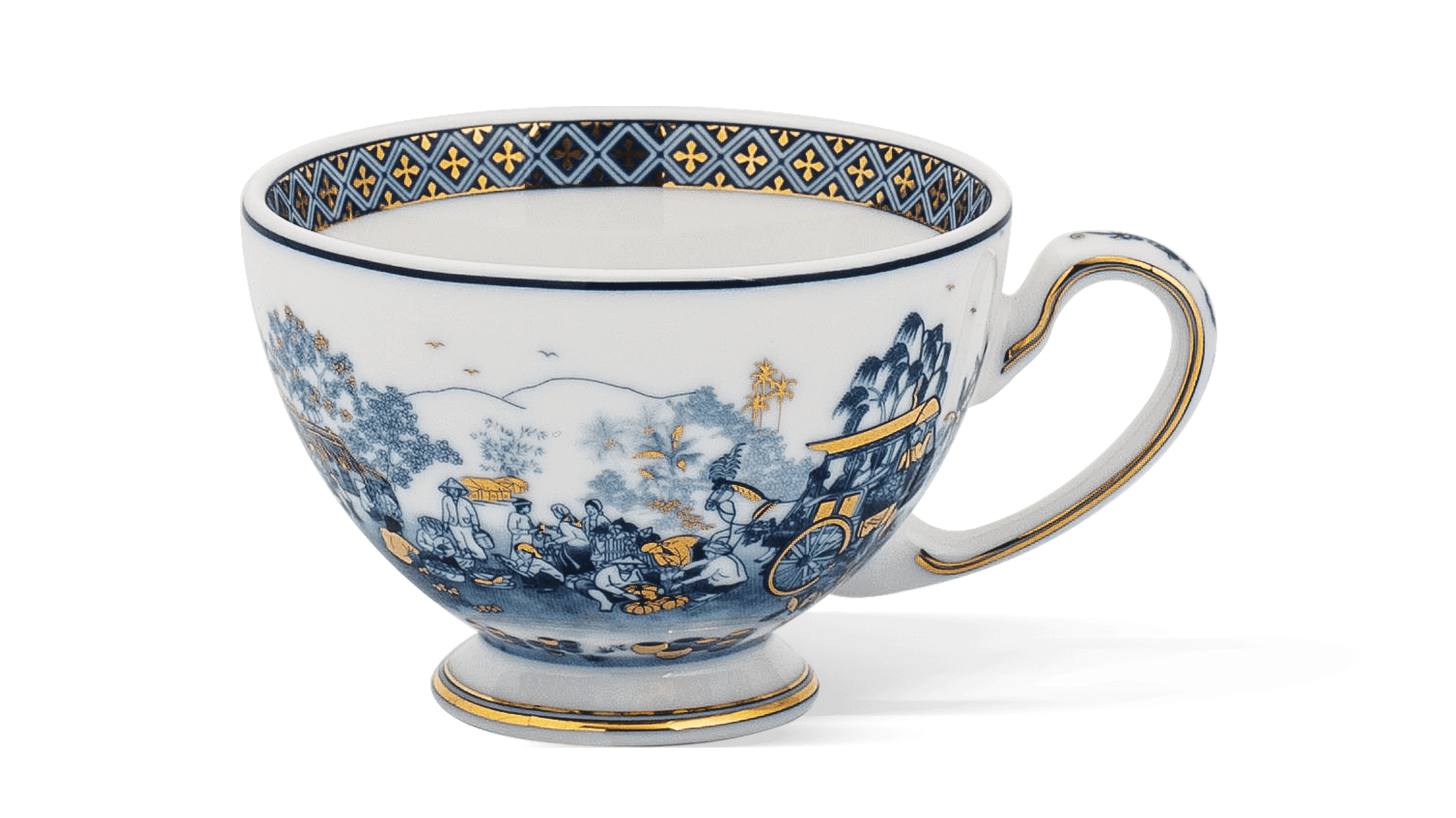 Tách Hoàng Cung Hồn Quê 0.11L Vàng