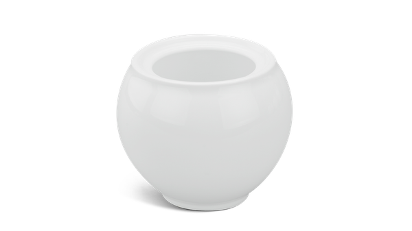 Chén đường 8 cm + nắp - Camellia - Trắng