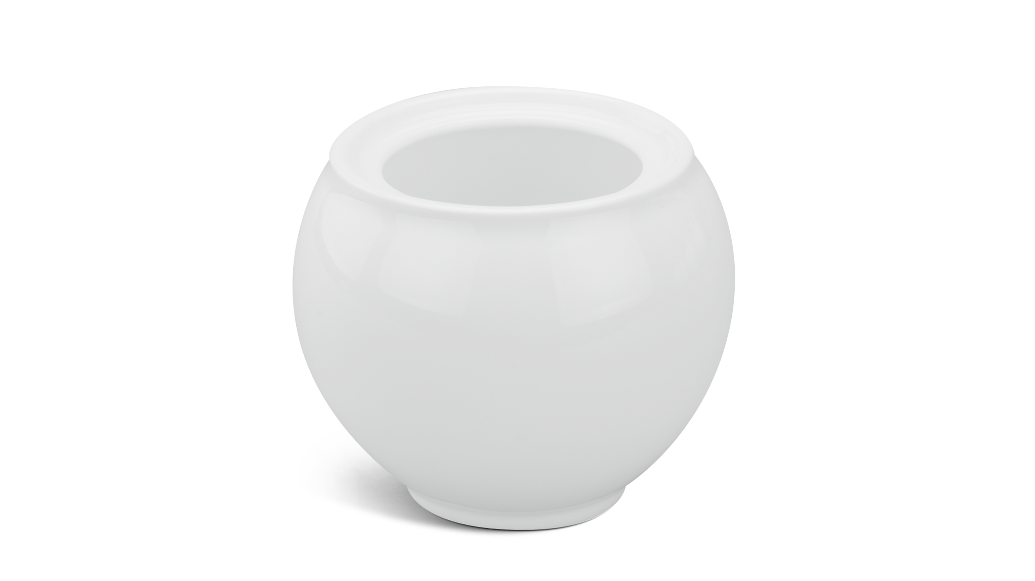 Chén đường 8 cm + nắp - Camellia - Trắng