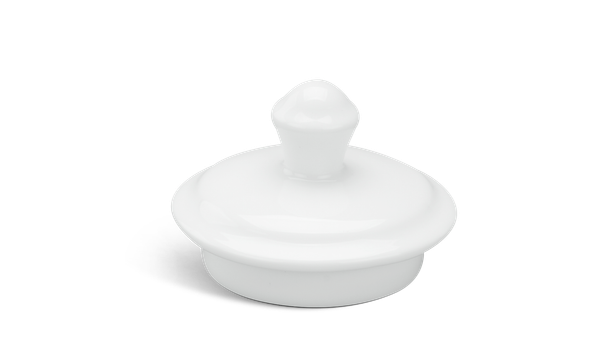 Chén đường 8 cm + nắp - Camellia - Trắng