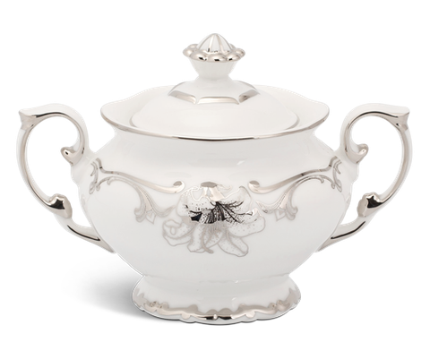  Chén đường 10 cm + nắp - Đài Các - Trang trí Bạch Kim 