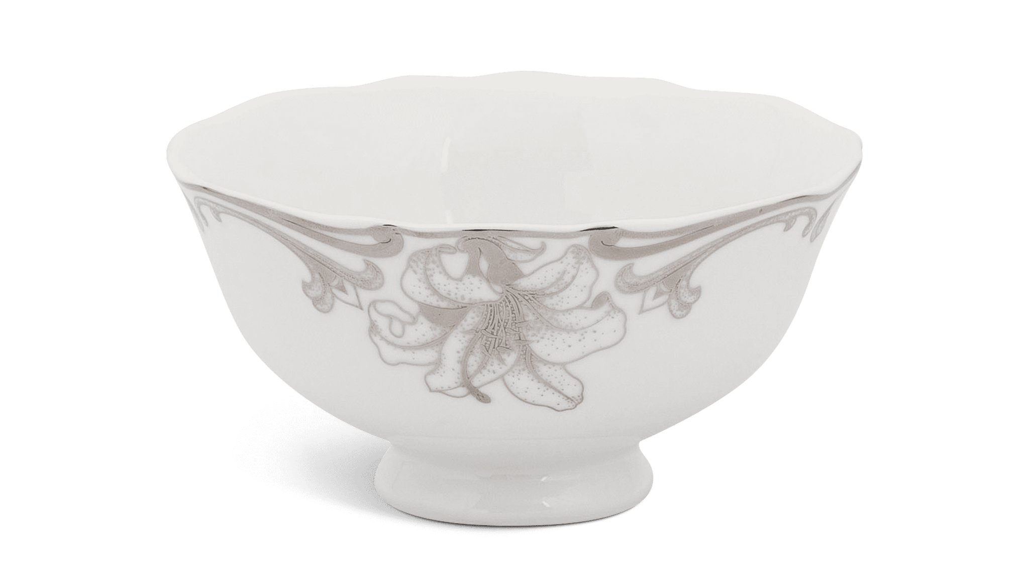 Chén Đài Các 11.5cm Trang Trí Bạch Kim