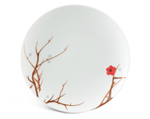 Dĩa lót chén - daisy - hồng mai