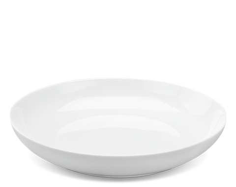  Dĩa sâu lòng 23 cm - Camellia - Trắng 