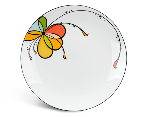 Dĩa Tròn Daisy Bóng Bay 26cm