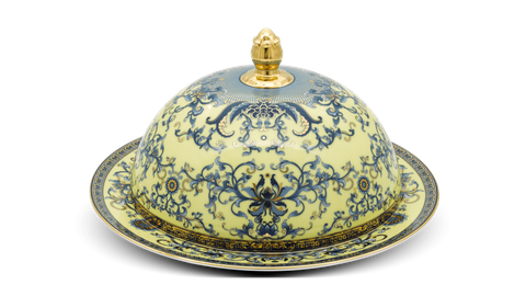  Dĩa tròn 31 cm + nắp -Hoàng Cung - Hoàng Liên 