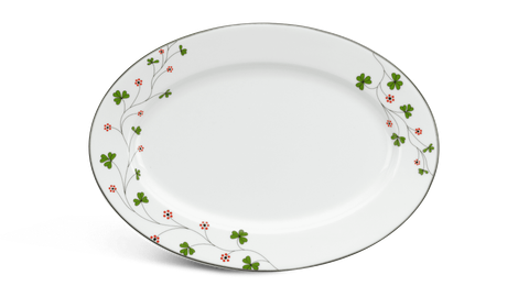  Dĩa oval 32 cm - Jasmine - Hoa May Mắn 