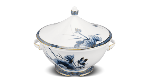  Thố 22 cm + nắp - Hoàng Cung - Sen Vàng 