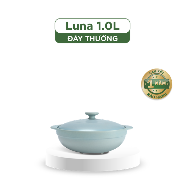 Nồi dưỡng sinh Luna 1.0 L + nắp (CK) - HealthyCook - Màu Xám 2