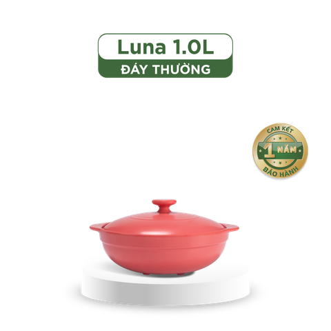  Nồi dưỡng sinh Luna 1.0 L + nắp (CK) - HealthyCook - Màu Đỏ 2 