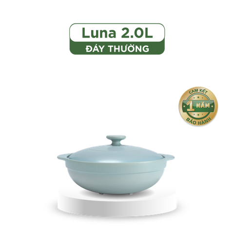  Nồi dưỡng sinh Luna (Nồi cạn) 2.0 L + nắp (CK) - Màu Xám 2 