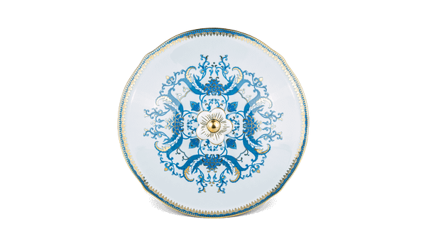 Khay mứt tròn 5 ngăn 24cm + nắp - Sen Ngọc