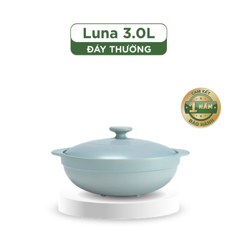  Nồi dưỡng sinh Luna (Nồi cạn) 3.0 L + nắp (CK) - Màu Xám 2 