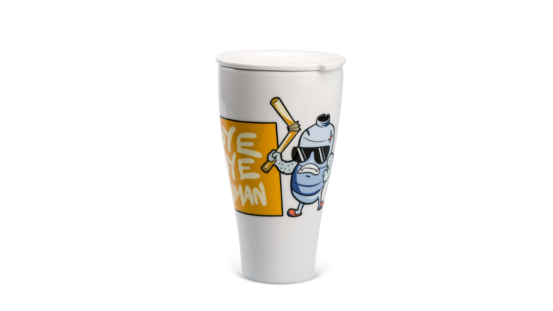 Ly sứ dưỡng sinh 0.48 L (K2) + Nắp - Bye Bye Human