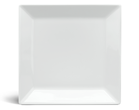  Dĩa vuông lá 25 cm - Daisy - Trắng 