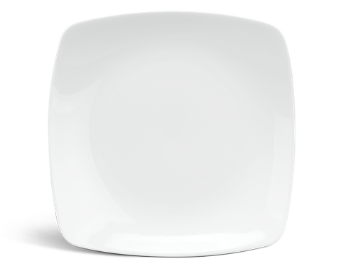  Dĩa vuông ảo 27 cm - Misc Assortment - Trắng 