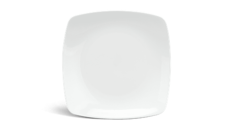  Dĩa vuông ảo 27 cm - Misc Assortment - Trắng 