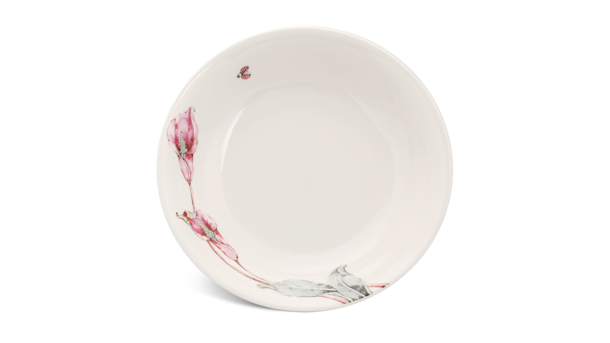 [gt] dĩa sâu lòng 23 cm (tn) - daisy ifp - loa kèn hồng