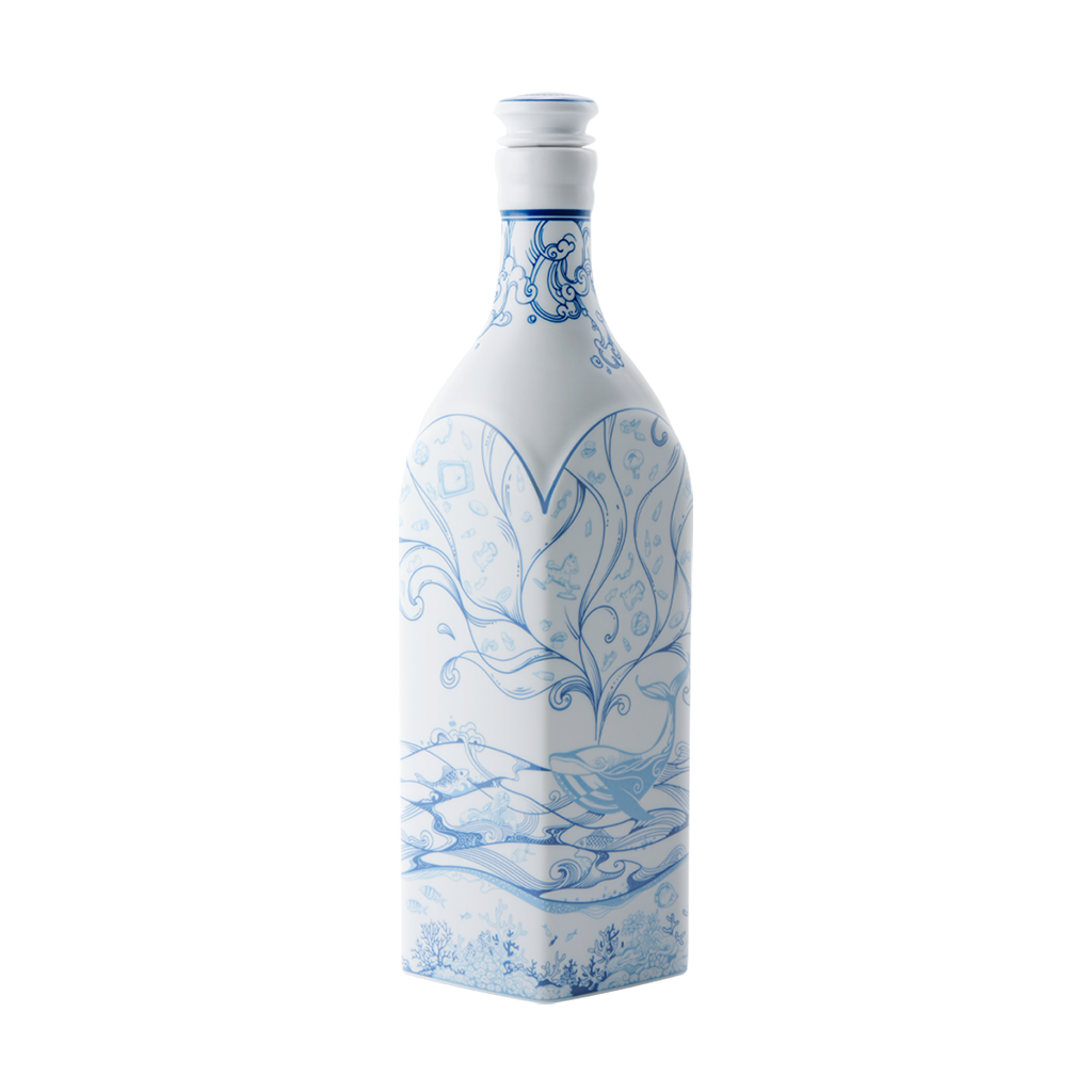 Chai Sứ Dưỡng Sinh Biển Xanh 1.0L