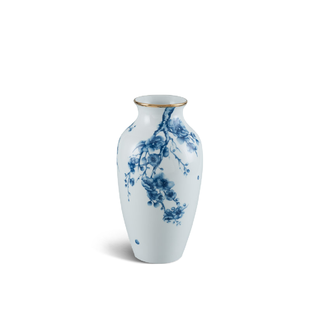 Bình Hoa 27 cm - Hoa Đào Cobalt