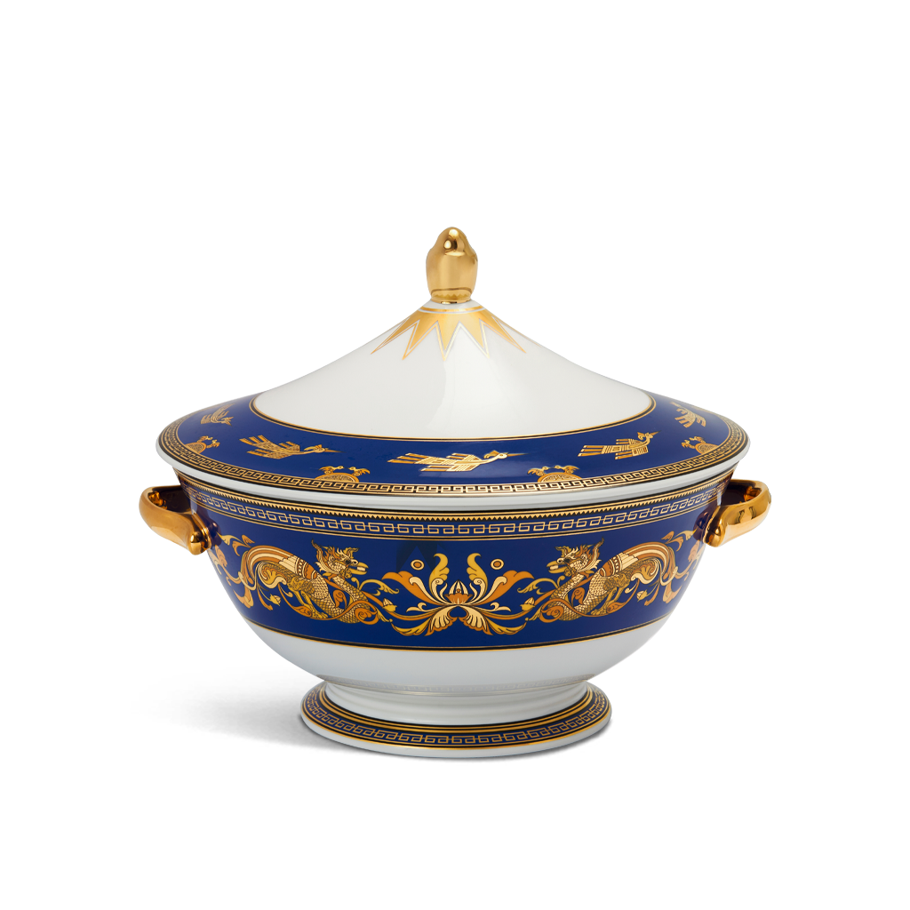 Thố 22 cm + nắp - Hoàng Cung - Cẩm Tú