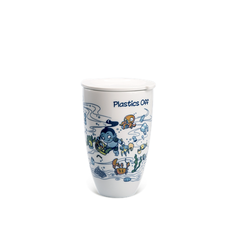  Ly sứ dưỡng sinh 0.48 L (K3) + nắp thường - Dưỡng Sinh - Sơn Tinh Thủy Tinh 