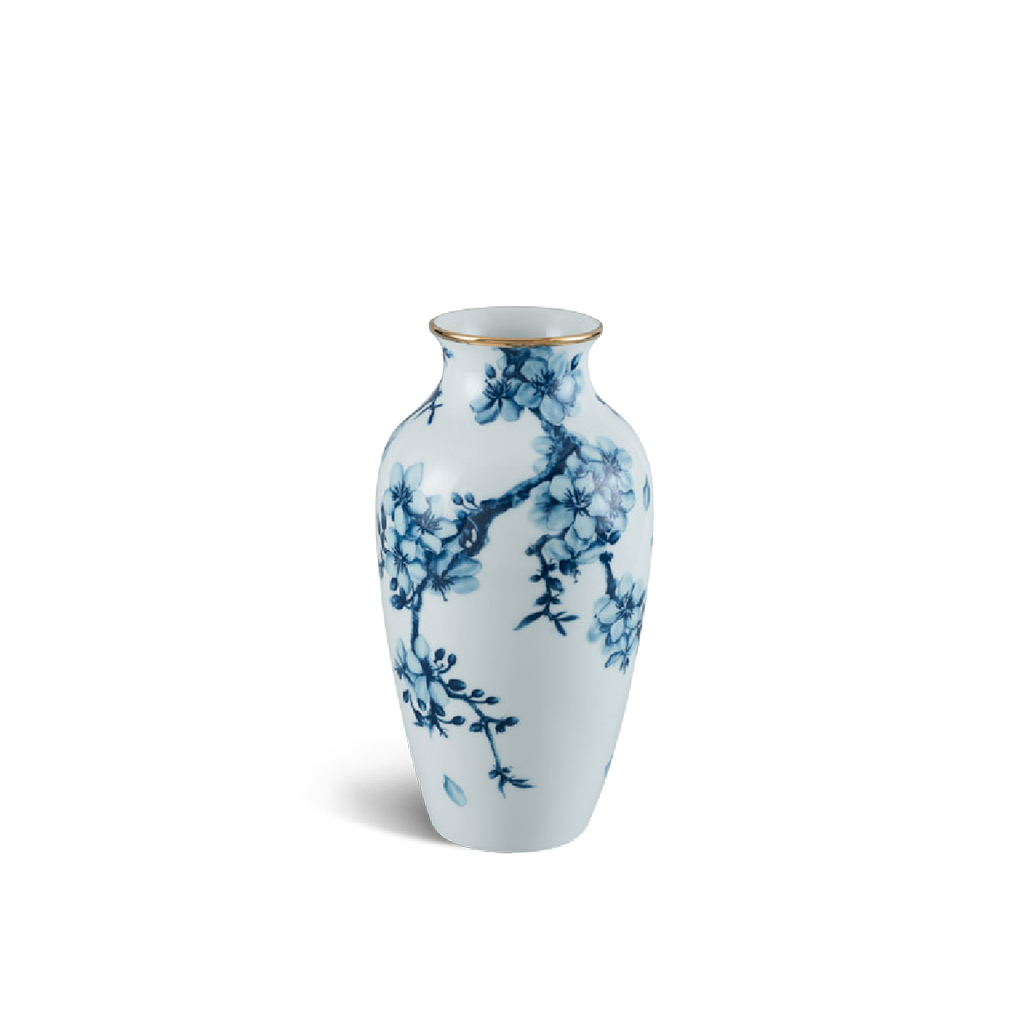 Bình hoa 27 cm - Hoa Mai cobalt CV