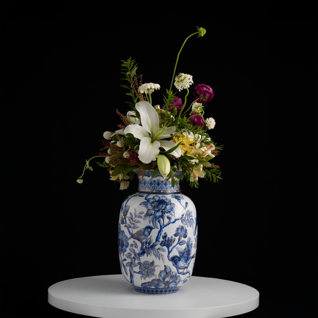 Bình hoa 35 cm - Se Sẻ Và Bông Hoa
