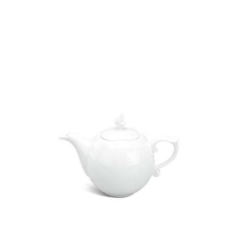  Bình trà 0.7 L + nắp - Mẫu Đơn - Trắng 