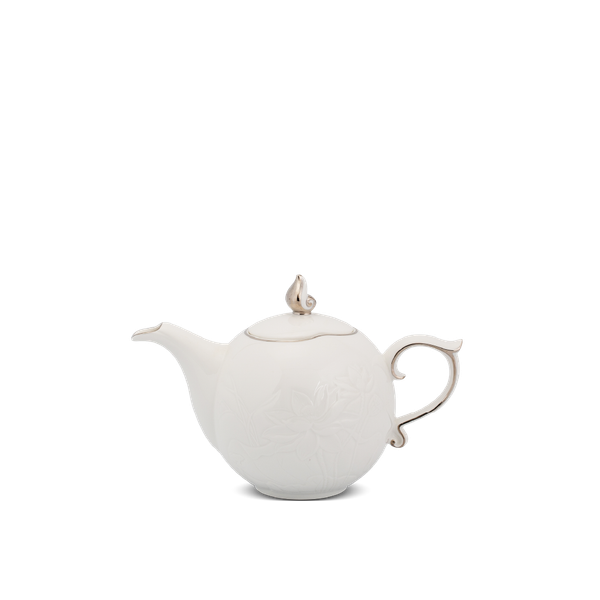 Bình trà 0.7 L+ nắp - Sen IFP - Chỉ Bạch Kim